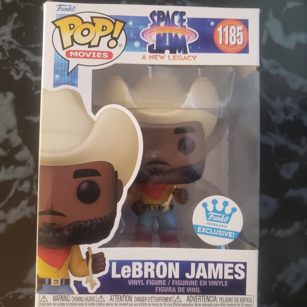 Exclusive LeBron James Space Jam Funko